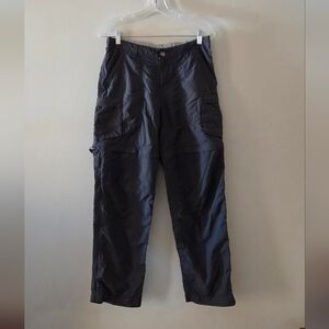 REI Grey Women's Cargo Pants Convertible Size 4 Petite